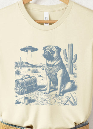 Pug Desert Survey T-Shirt