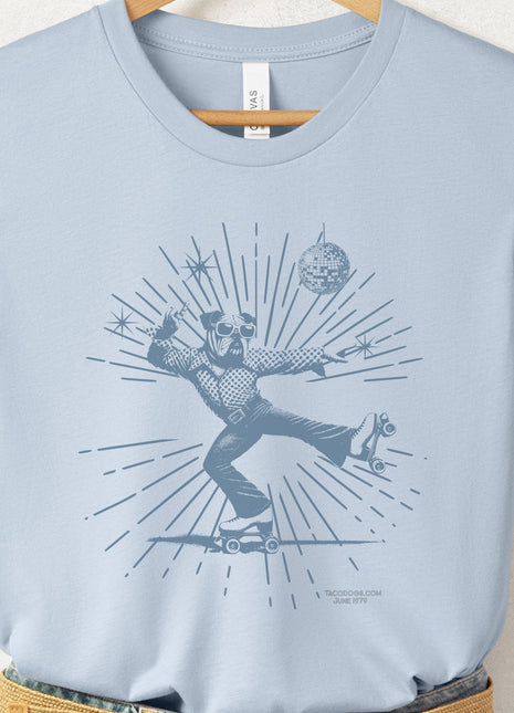 English Bulldog Roller Disco T-Shirt
