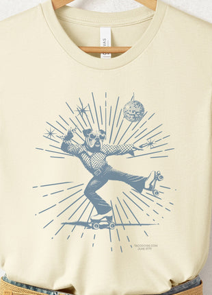 English Bulldog Roller Disco T-Shirt