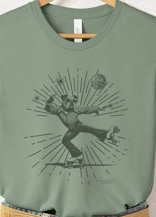 English Bulldog Roller Disco T-Shirt
