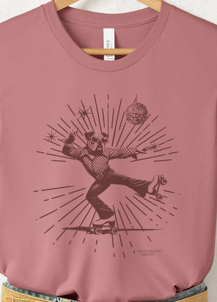 English Bulldog Roller Disco T-Shirt