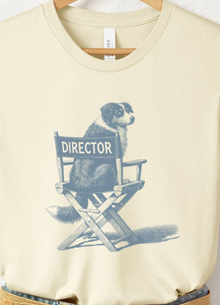 Australian Shepherd Aussie Director Chair T-Shirt