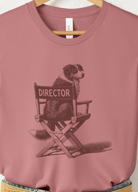 Australian Shepherd Aussie Director Chair T-Shirt