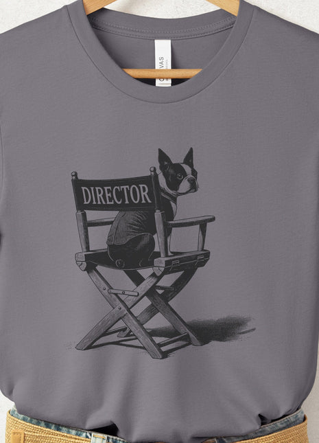 Boston Terrier Director Chair T-Shirt