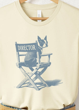 Boston Terrier Director Chair T-Shirt