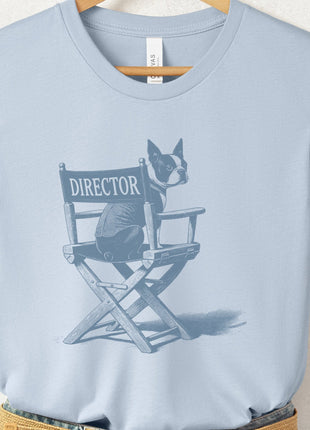 Boston Terrier Director Chair T-Shirt