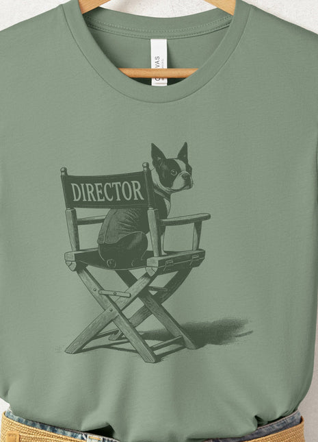Boston Terrier Director Chair T-Shirt