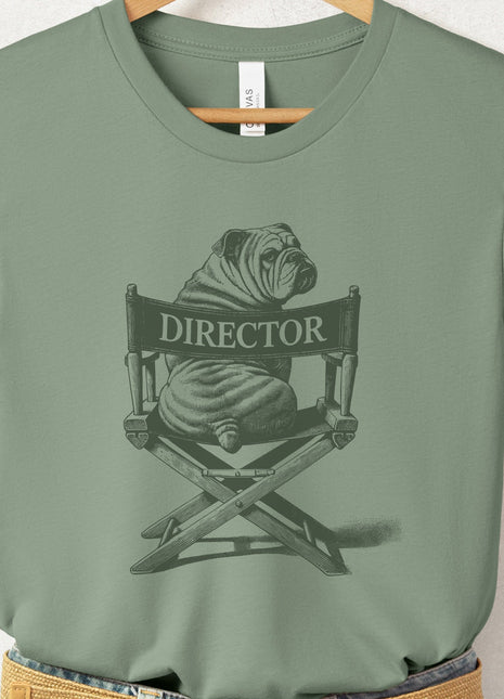 English Bulldog Director Chair T-Shirt