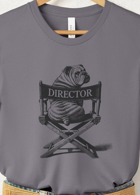 English Bulldog Director Chair T-Shirt