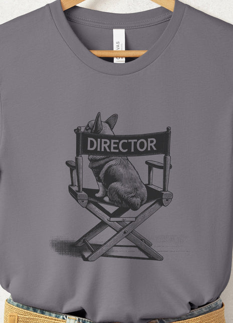 Corgi Director Chair T-Shirt