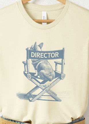 Corgi Director Chair T-Shirt