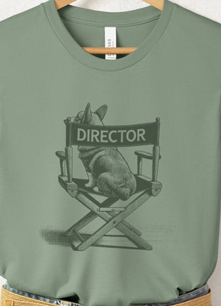 Corgi Director Chair T-Shirt