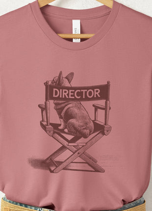 Corgi Director Chair T-Shirt