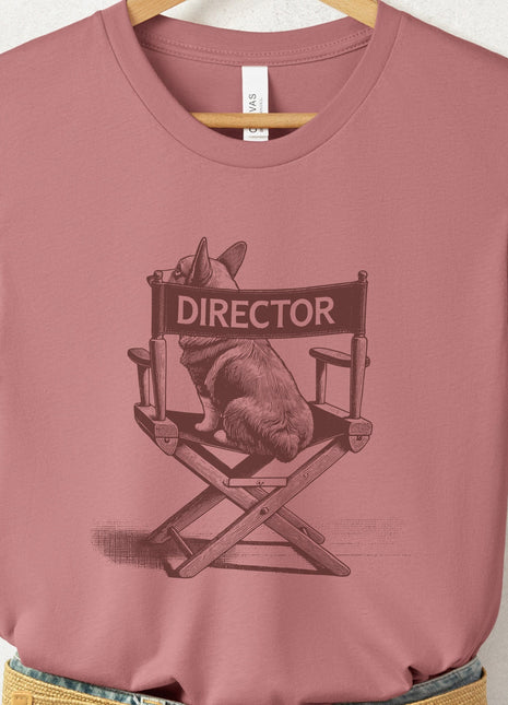 Corgi Director Chair T-Shirt