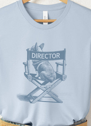 Corgi Director Chair T-Shirt