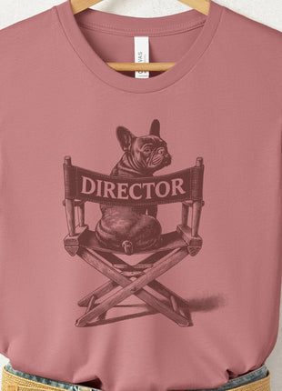 French Bulldog Frenchie Director Chair T-Shirt