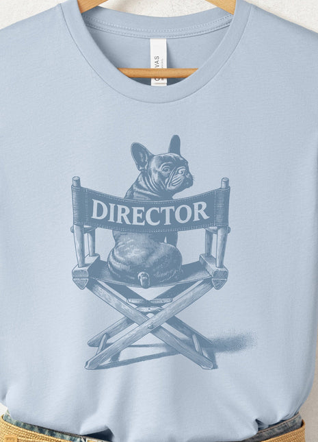 French Bulldog Frenchie Director Chair T-Shirt