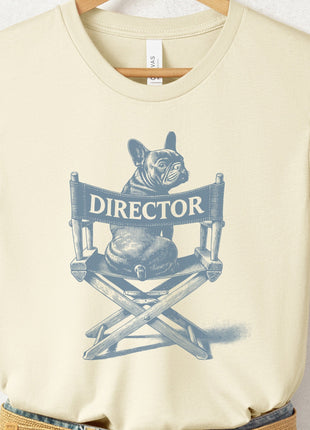French Bulldog Frenchie Director Chair T-Shirt
