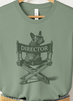 French Bulldog Frenchie Director Chair T-Shirt