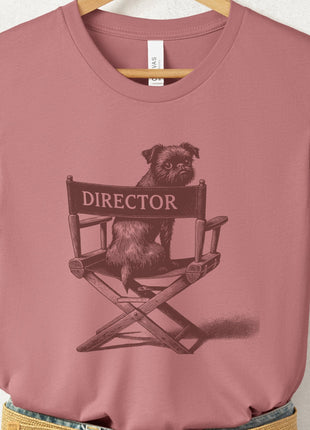 Brussels Griffon Griff Director Chair T-Shirt