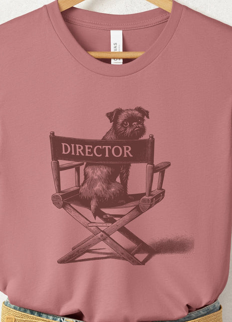 Brussels Griffon Griff Director Chair T-Shirt