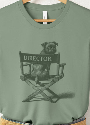 Brussels Griffon Griff Director Chair T-Shirt