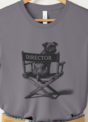 Brussels Griffon Griff Director Chair T-Shirt