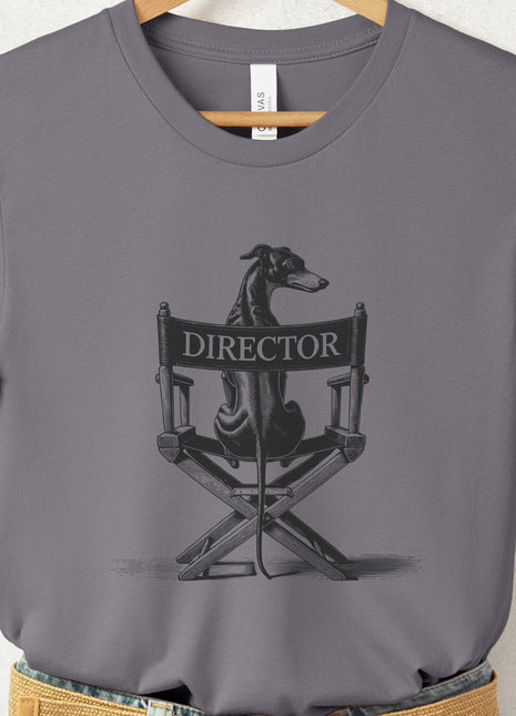 Italian Greyhound Whippet Director Chair T-Shirt
