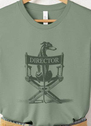 Italian Greyhound Whippet Director Chair T-Shirt