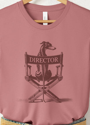 Italian Greyhound Whippet Director Chair T-Shirt