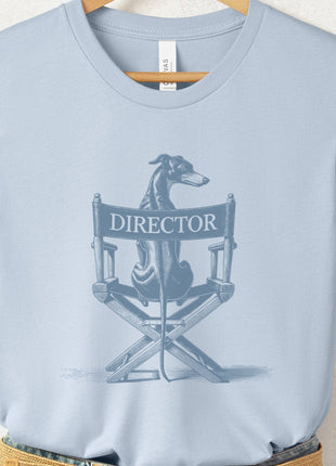 Italian Greyhound Whippet Director Chair T-Shirt