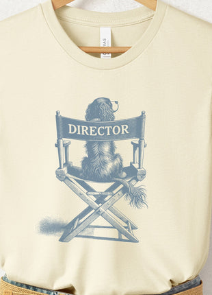 Cavalier King Charles Spaniel Director Chair T-Shirt