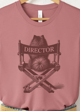 Pomeranian Director Chair T-Shirt