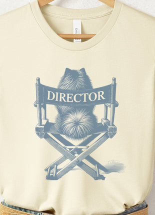 Pomeranian Director Chair T-Shirt