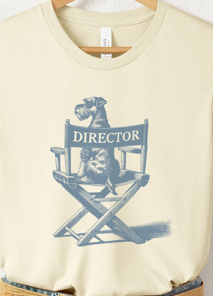 Schnauzer Director Chair T-Shirt