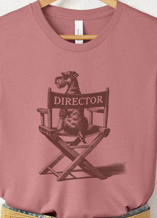 Schnauzer Director Chair T-Shirt