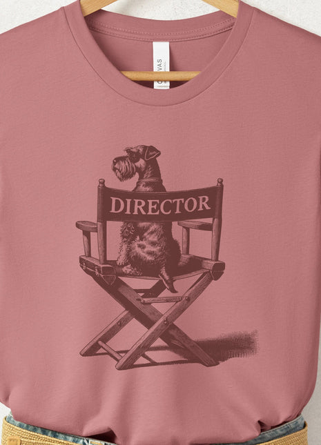 Schnauzer Director Chair T-Shirt