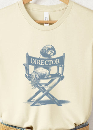 Shih Tzu Director Chair T-Shirt