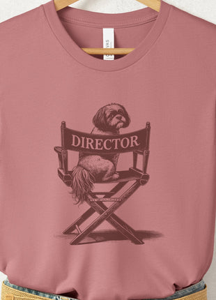 Shih Tzu Director Chair T-Shirt