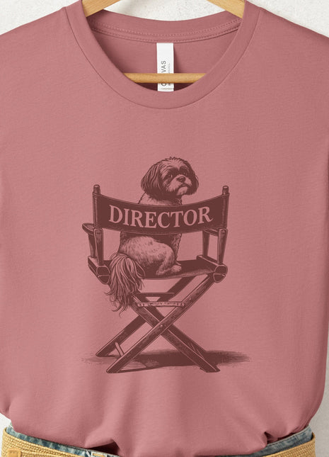 Shih Tzu Director Chair T-Shirt