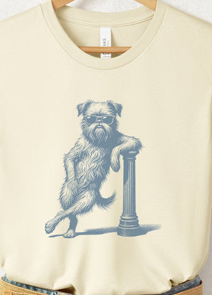 Brussels Griffon Griff Lamppost Leaning T-Shirt