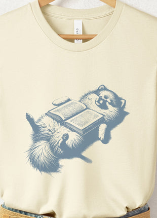 Pomeranian Book Nap T-Shirt