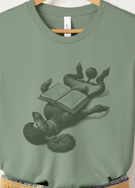 Poodle Book Nap T-Shirt