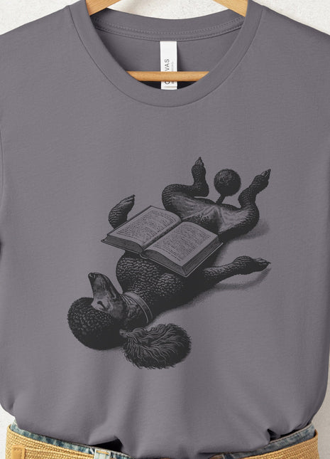 Poodle Book Nap T-Shirt