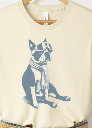 Boston Terrier Winter Sport T-Shirt