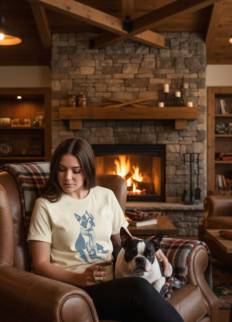 Boston Terrier Winter Sport T-Shirt