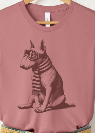 English Bull Terrier Winter Sport T-Shirt