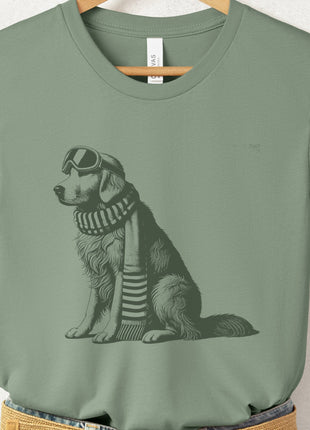 Golden Retriever Winter Sport T-Shirt