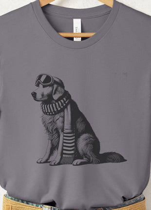Golden Retriever Winter Sport T-Shirt