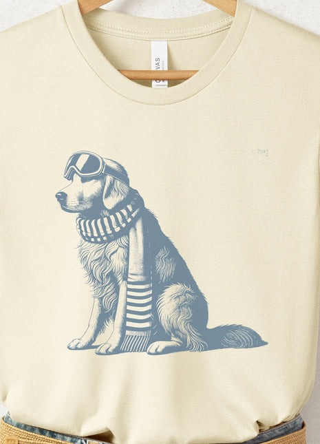 Golden Retriever Winter Sport T-Shirt